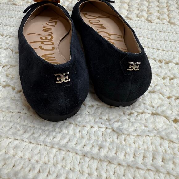 SAM EDELMAN Sonja Pointed Toe Ballet Flats Black Tortoiseshell Size 7 - Picture 7 of 12